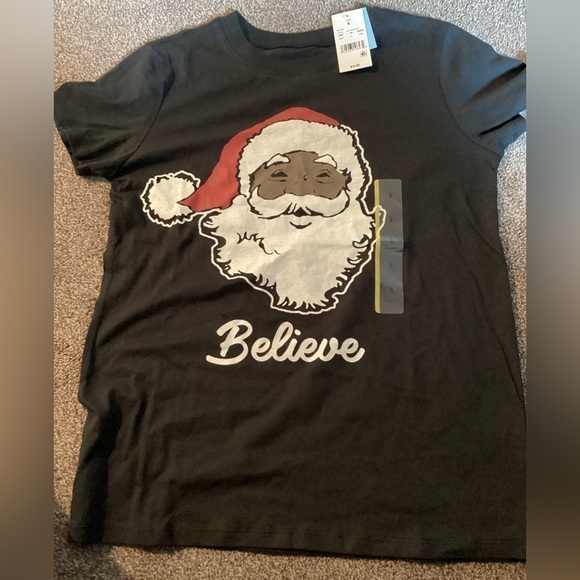 Zoe + Liv Dresses & Skirts - NWT Zoe + Liv Size S Black Santa T-shirt
